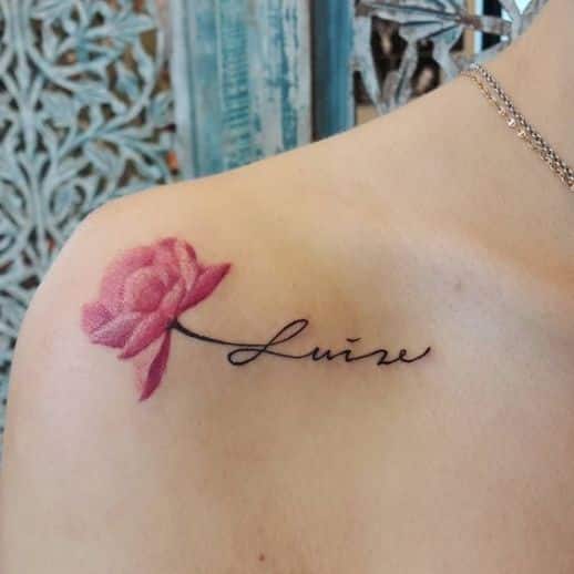 tattoo fleur pour un maman