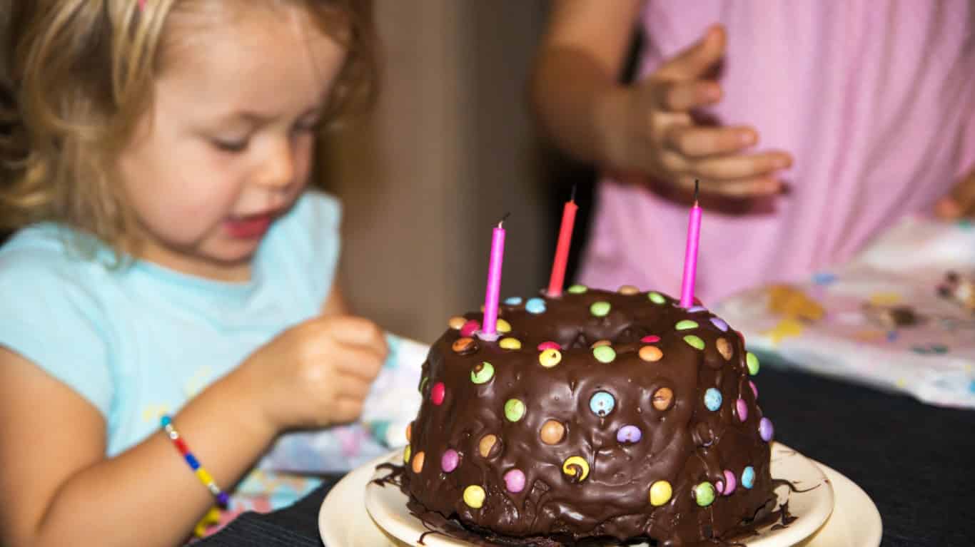 Gateau au chocolat pour anniversaire 3 ans