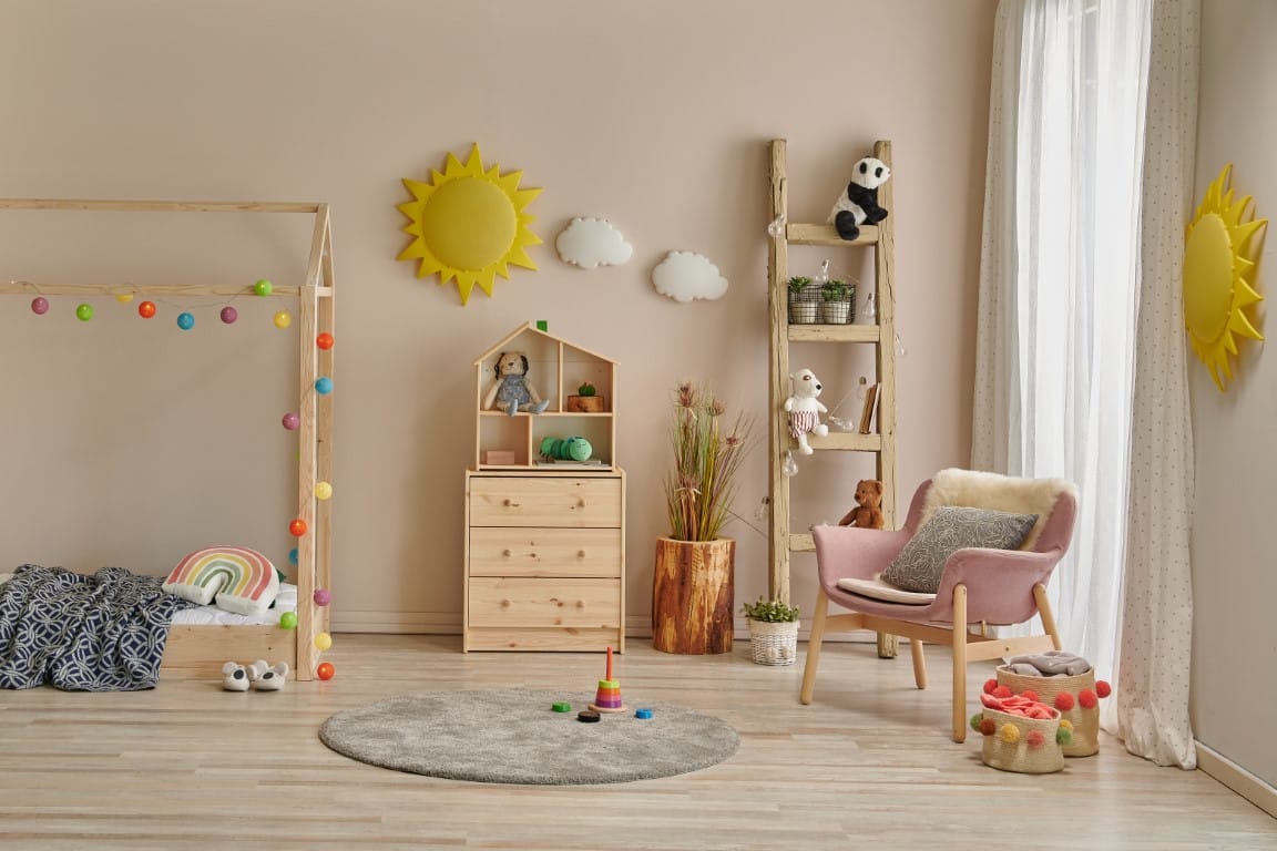 mobilier pour une chambre Montessori