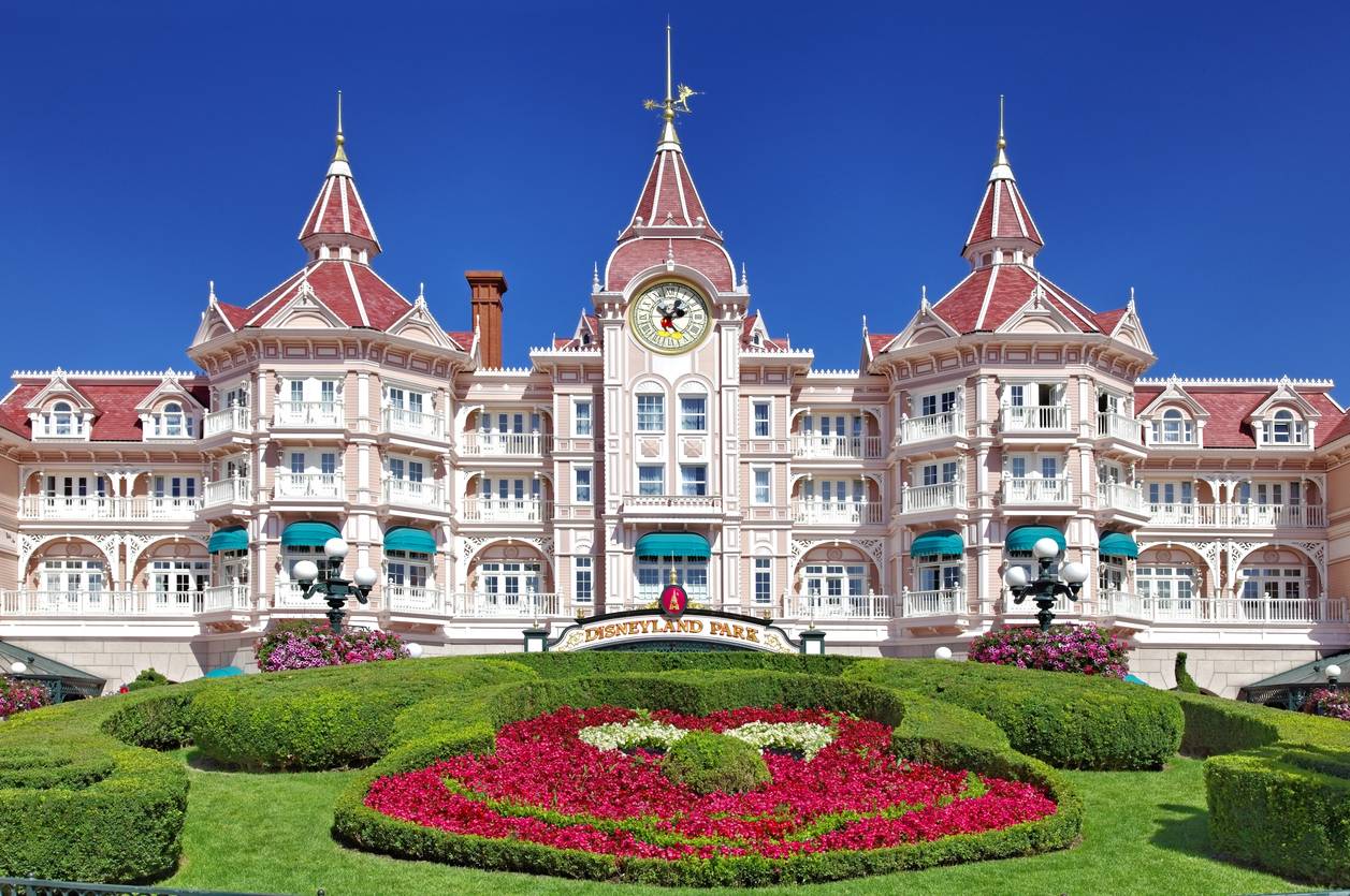 entrée du parc Disney